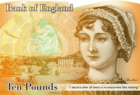 Jane Austen: The Face of the New £10 Note
